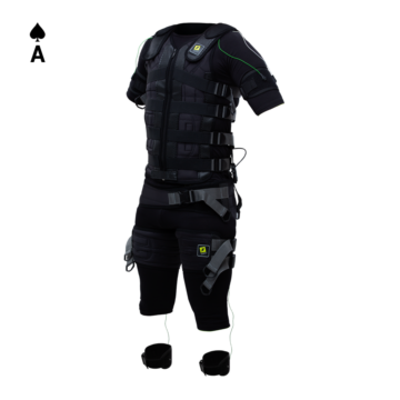 Ace suit with cables and electrodes 