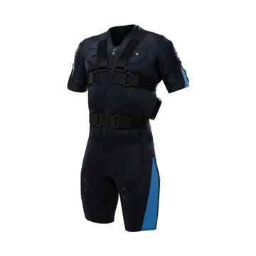 EMSスーツ Hybrid Green EMS training suit with cables - Emsfitness.store webshop