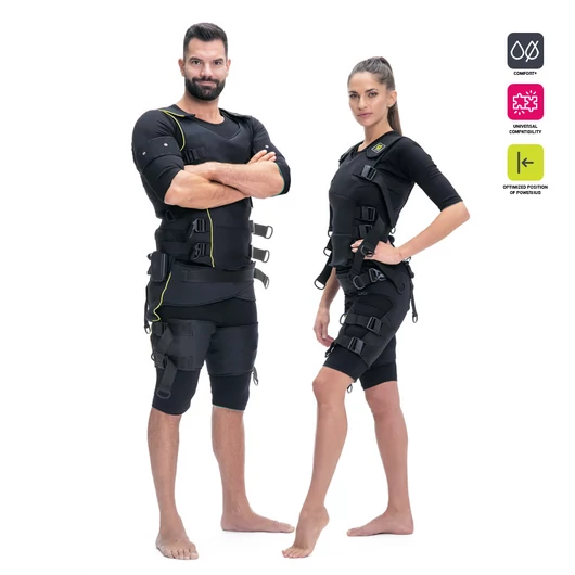 Justfit HERO Professional EMS training suit with cables and electrodes